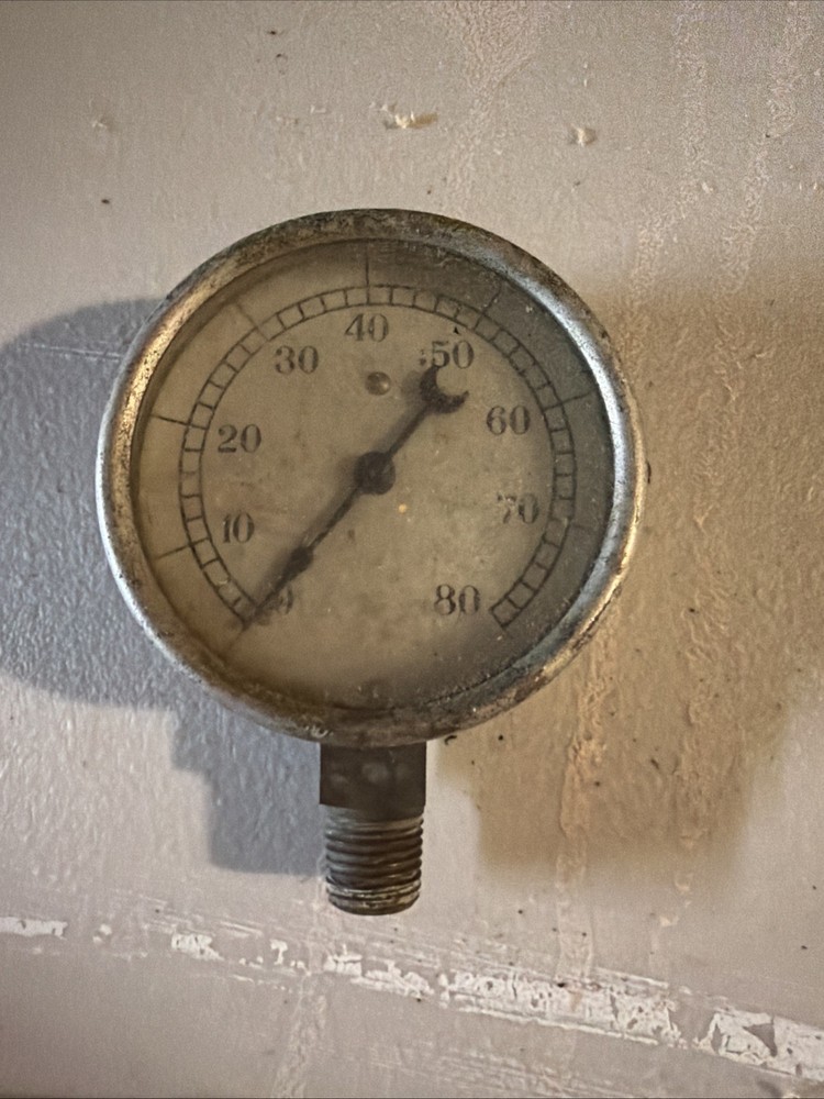 VINTAGE UNMARKED PRESSURE GAUGE