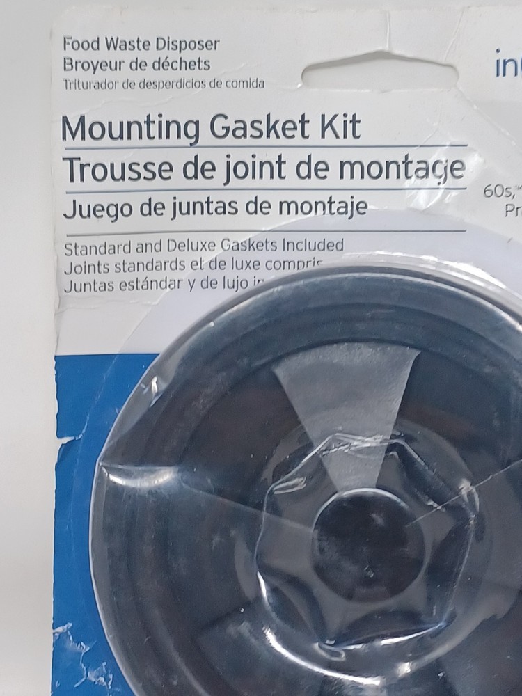 (2-Pk) InSinkErator Mounting Gasket Kit Black MGK-OO