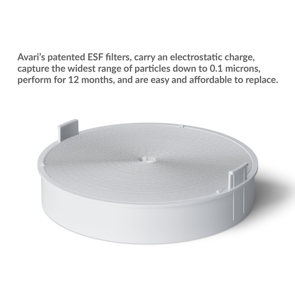 Avari 500 Electrostatic Air Purifier (Orange)