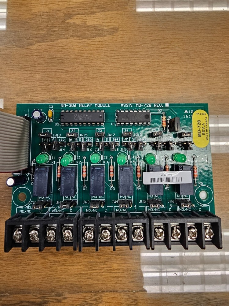 Mircom RM-306 Six Relay Adder Modules