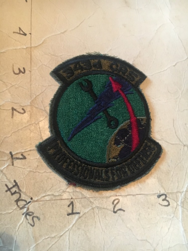USAF  343rd CRS Squadron subdued patch 7/12/25