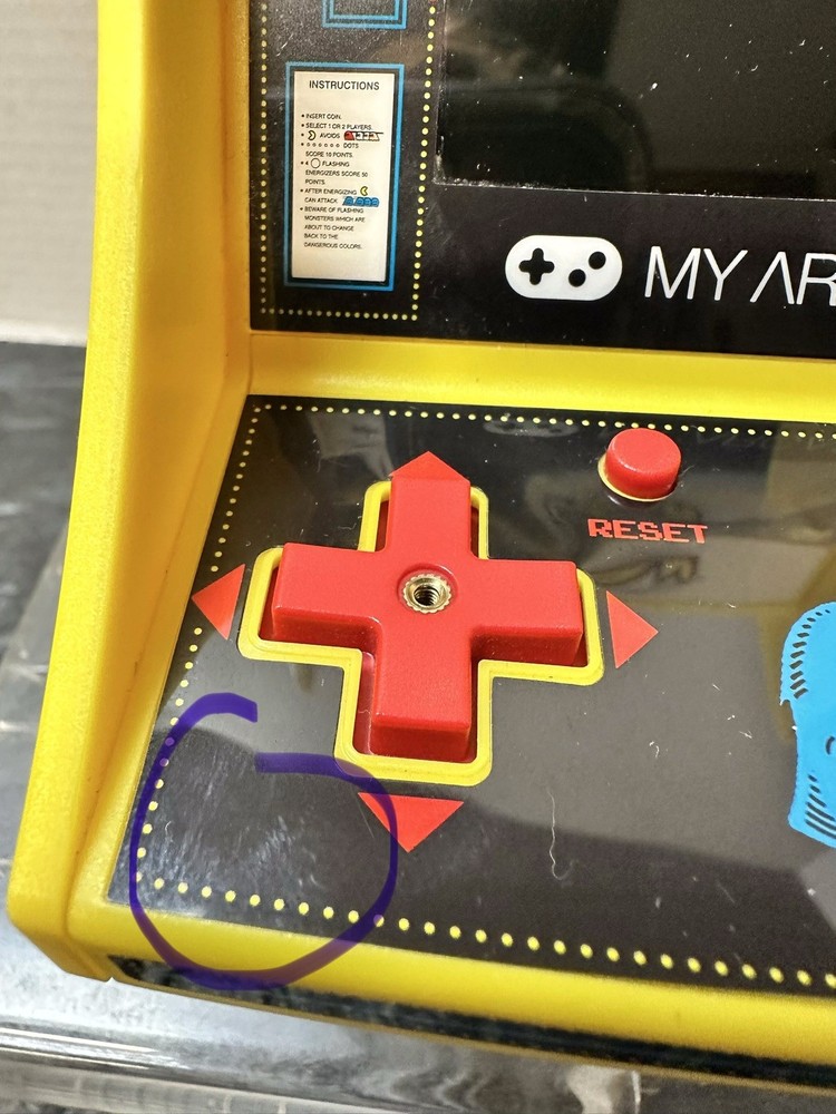 My Arcade Pac Man Micro Player Mini Arcade Game Works