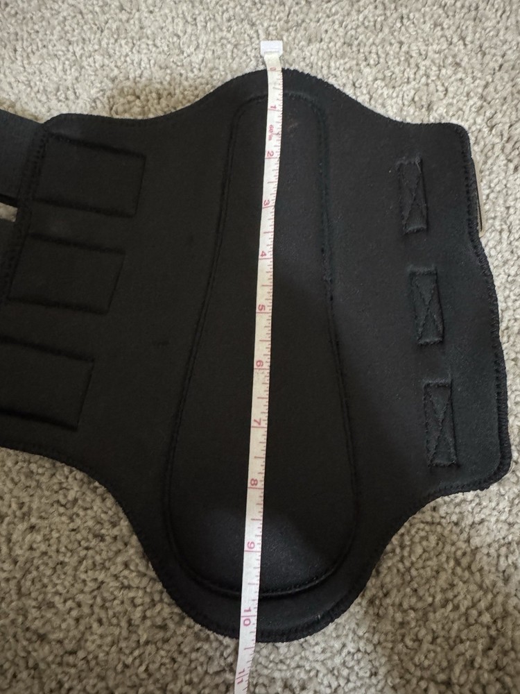 Black Brush Boots Size Full
