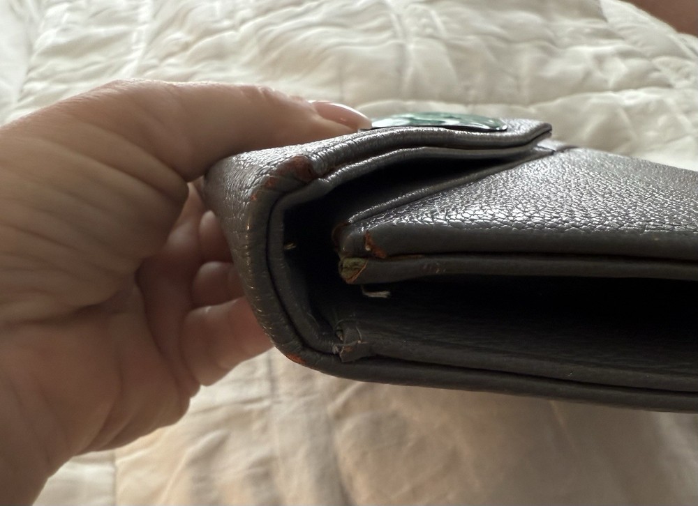 JACOMO PARIS LEATHER CLUTCH BAG