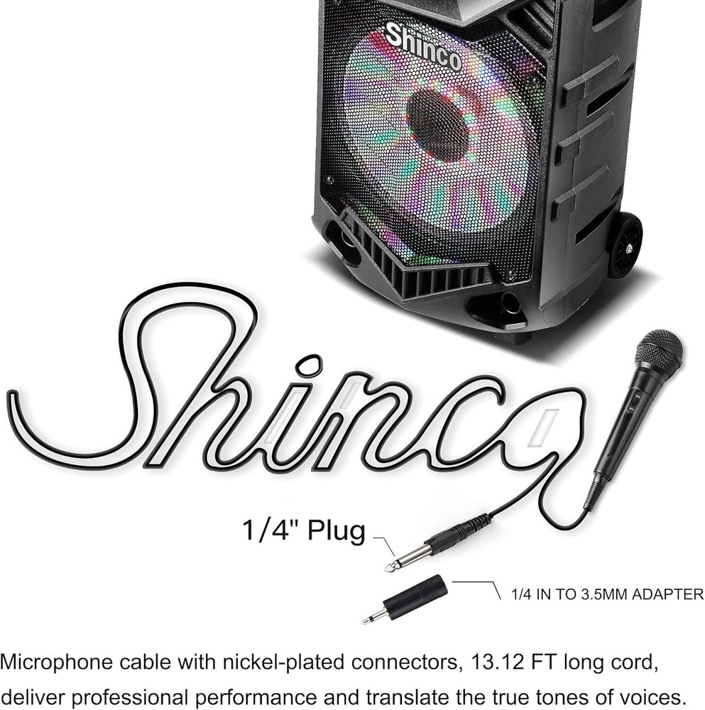 Versatile Cardioid Vocal Microphone with Mute Switch & 13ft Connection Cable