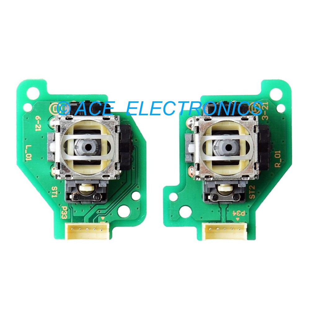 Left & Right Joystick Analog For Nintendo Wii U GamePad Controller With Cables