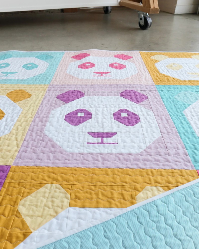 Pandamonium Quilt Pattern by Cotton and Joy