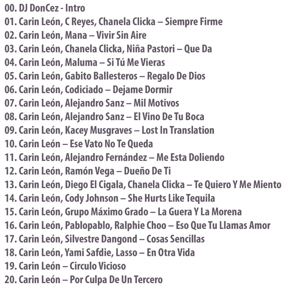 DJ DonCez - Carin Leon Hits 6