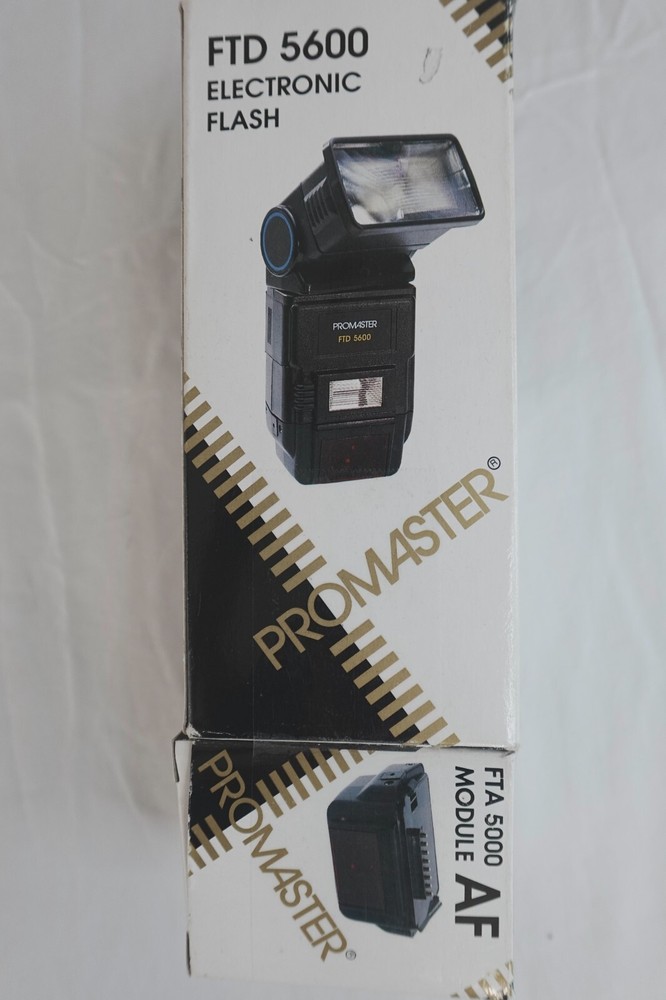 Promaster FTD 5000 Flash + FTA 5000 AF Module TTL Shoe Mount Tested