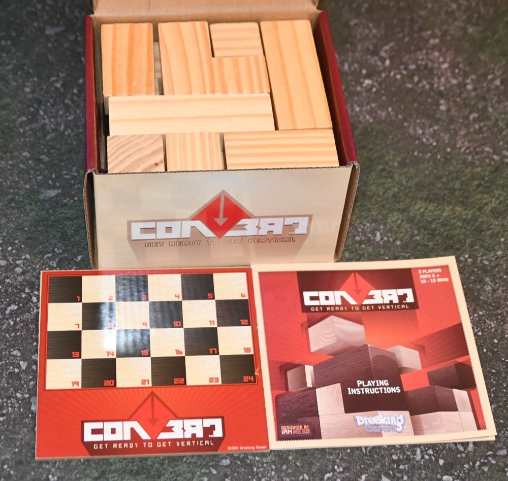 Converge : Get ready to Get Vertical Stacking Game Breaking Games 2 Player VG+