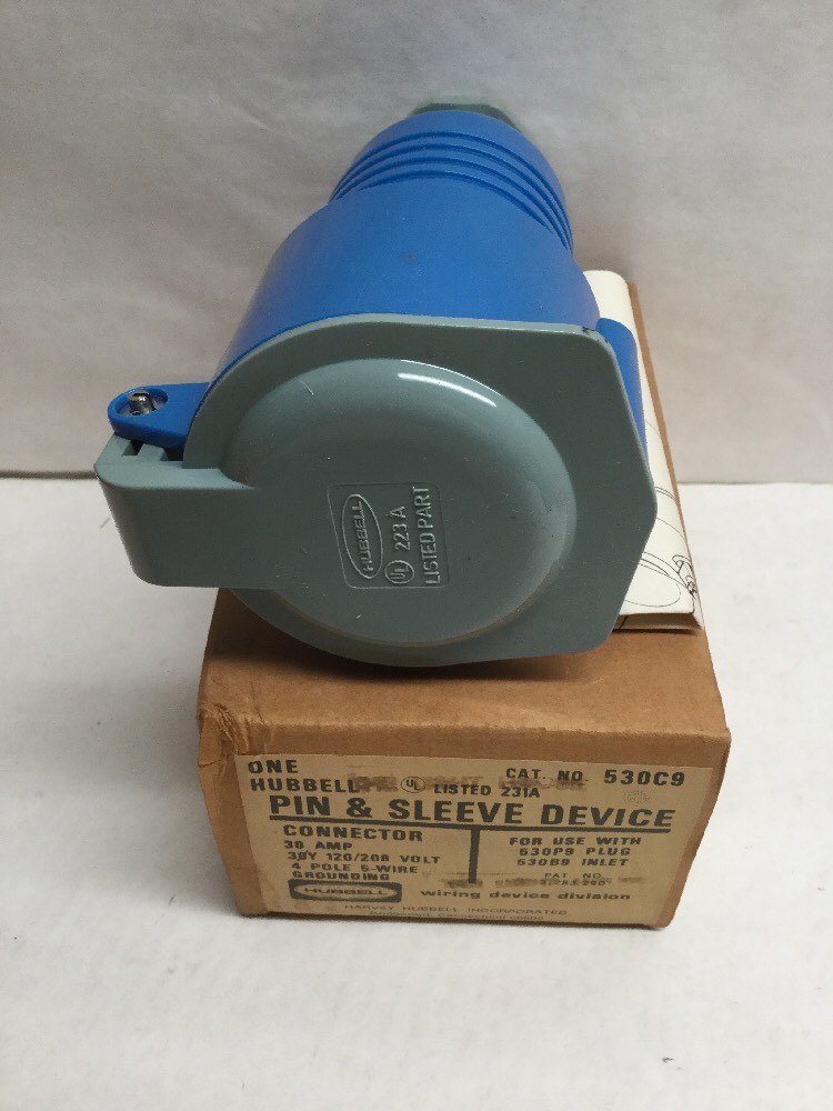 Hubbell Pin & Sleeve Device 530C9 Connector