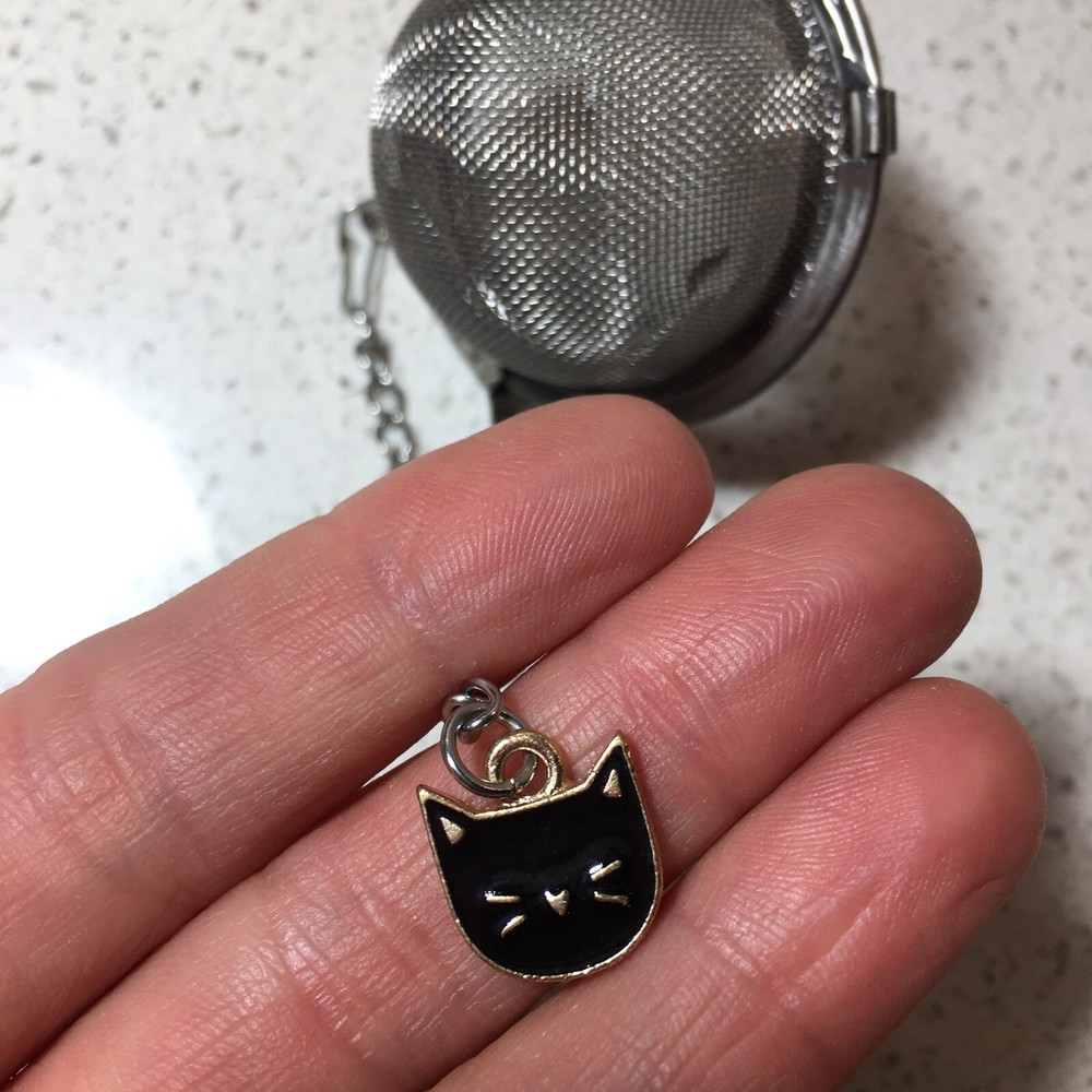 Black Cat Charm Tea Infuser