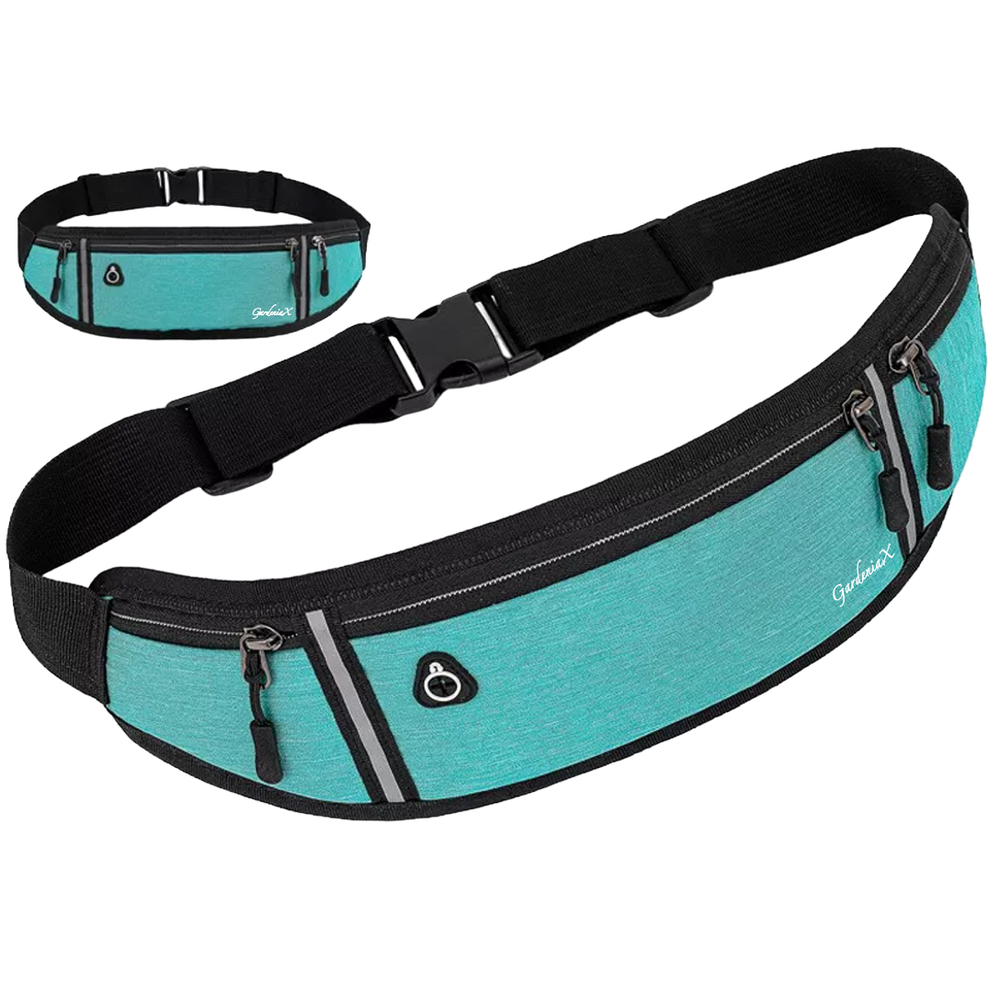 Running belt bag waist pack, thin valuables hidingbelt
