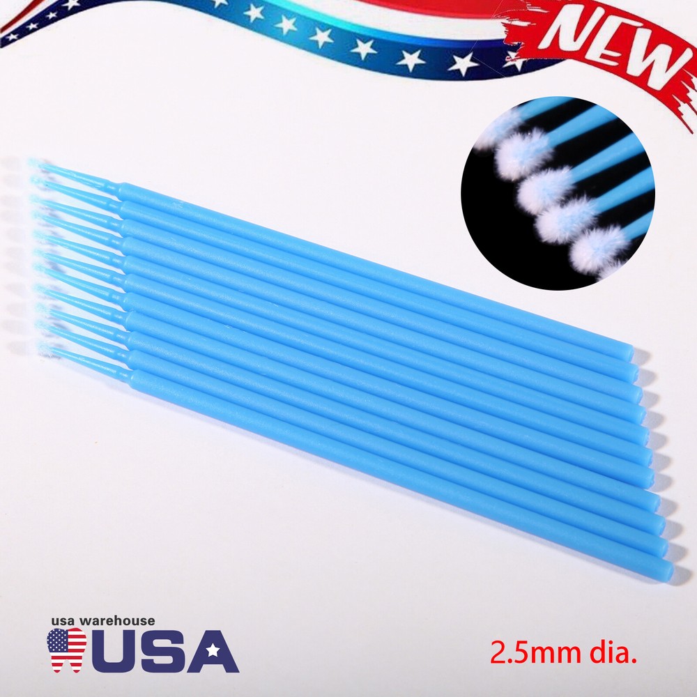 400-Piece Micro Brush Applicator Tips Set for Dental Use