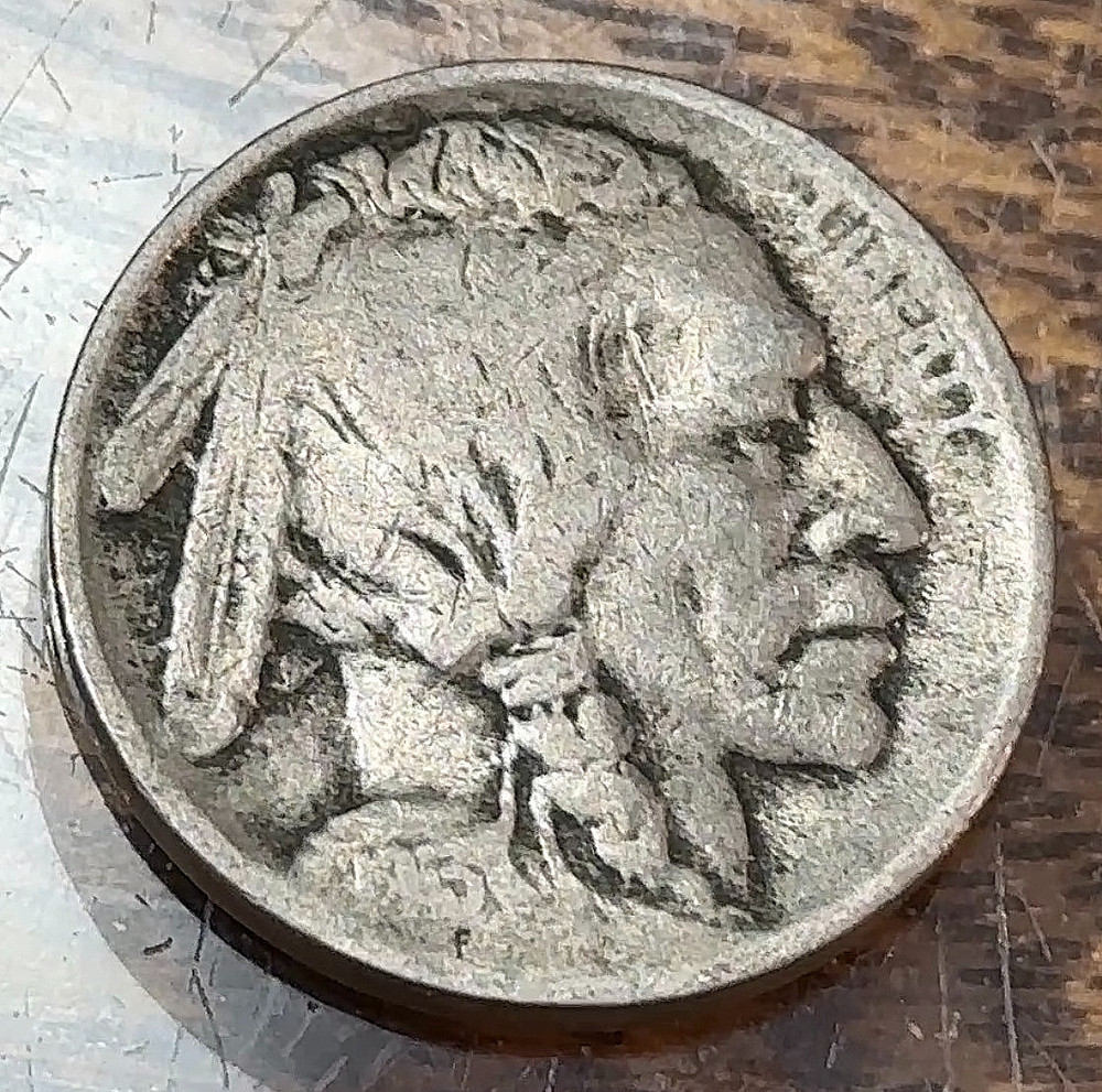 1913 Type 1 Buffalo Nickel Nice Original Fine CHRC