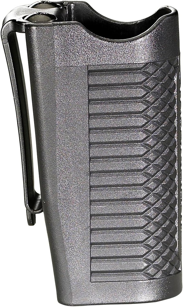 Compact Spring-Loaded Flashlight Holster for Duty Belts - Fits Standard Sizes