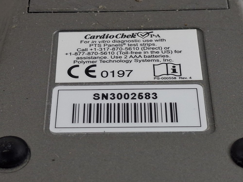 Polymer Technology Systems, Inc. CardioChek PA Analyzer