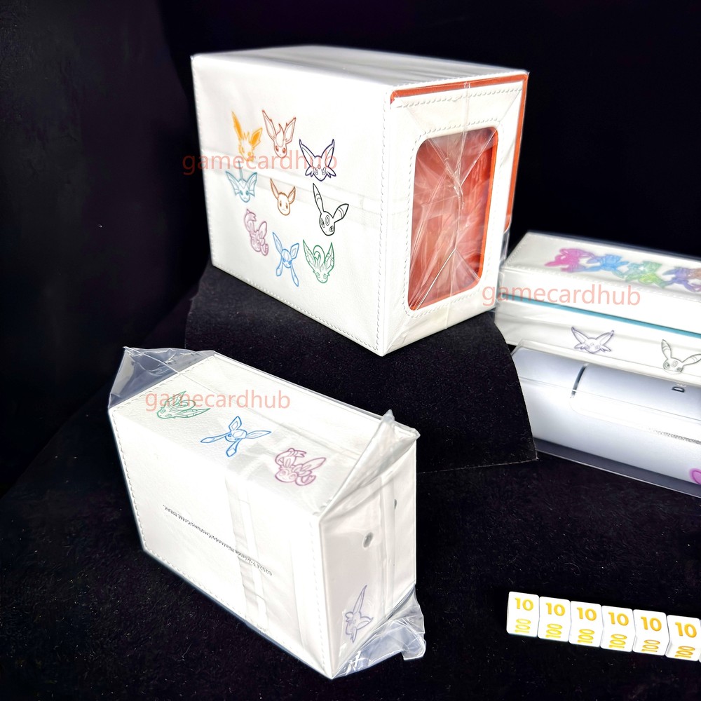 Pokemon S-Chinese EEVEE Playmat+Card deck box+Storage box+DIce+Damage Counters