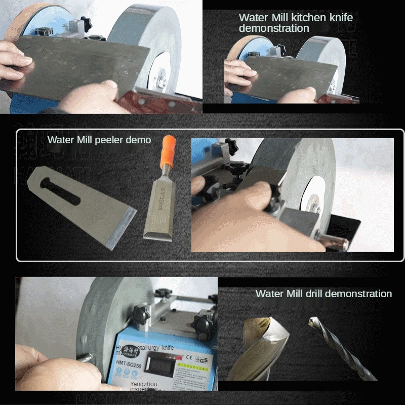 Electric water-cooled knife sharpener desktop low-speed scissors sharpener