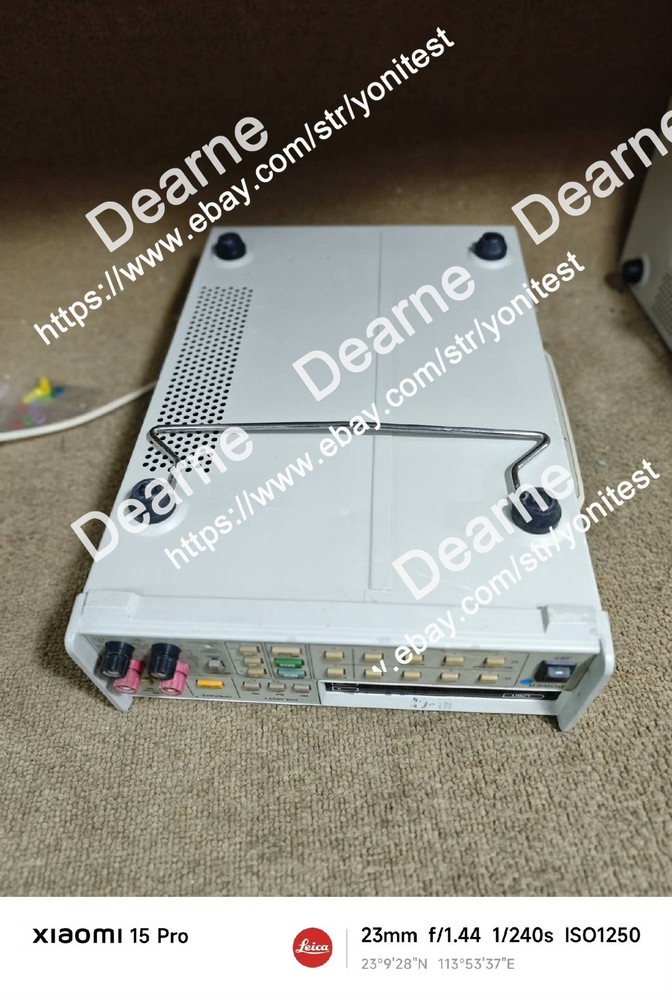 ADVANTEST R6144 Programmable DC Voltage Current Generator Tested Working