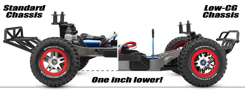 Traxxas 7421 Chassis Conversion Kit, Low CG: Slash 4x4 TRA1