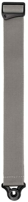 D'Addario Auto Lock Poly Propylene Guitar Strap Silver, PWSAL405