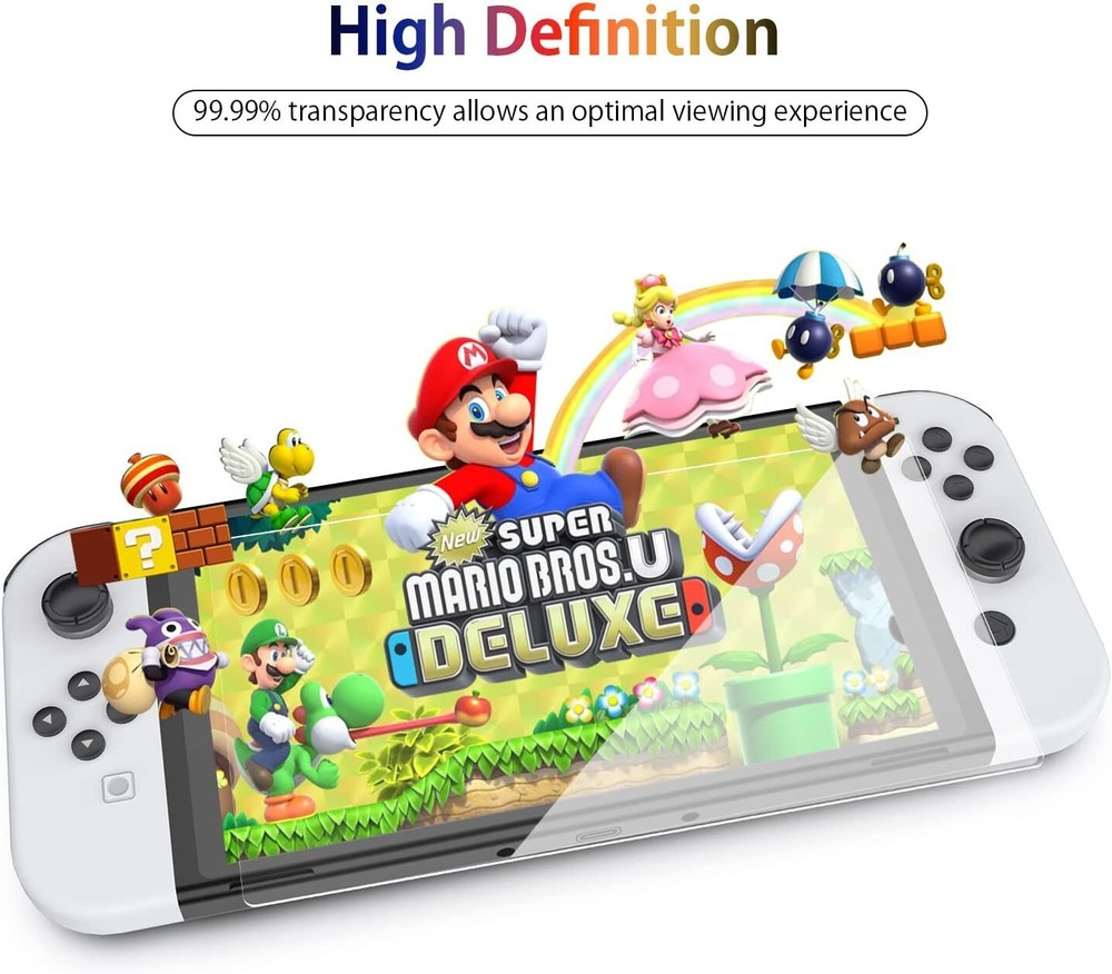 Tempered Glass Screen Protector with Alignment Frame and Scratch Resistance