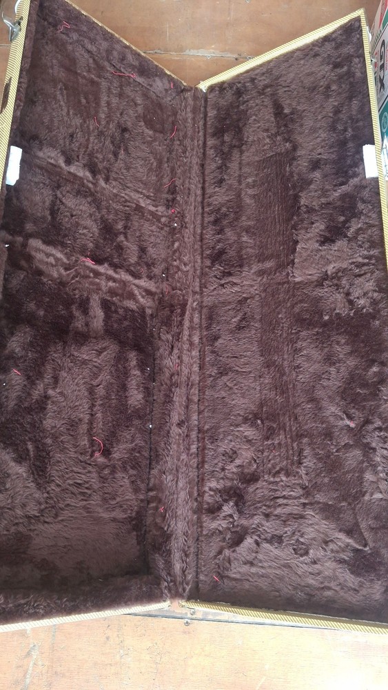 TKL Performer Rectangular Electric Guitar Hardshell Case tweed finish w lock 40"