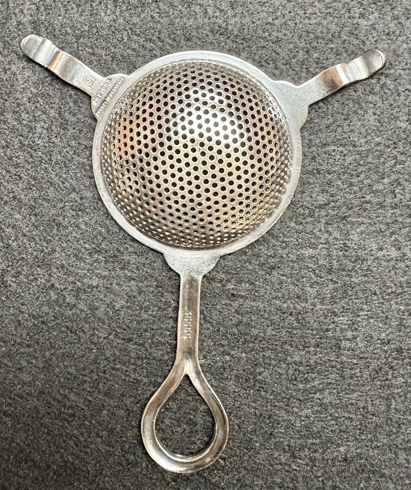 Antique Elkington Silverplate Tea Strainer