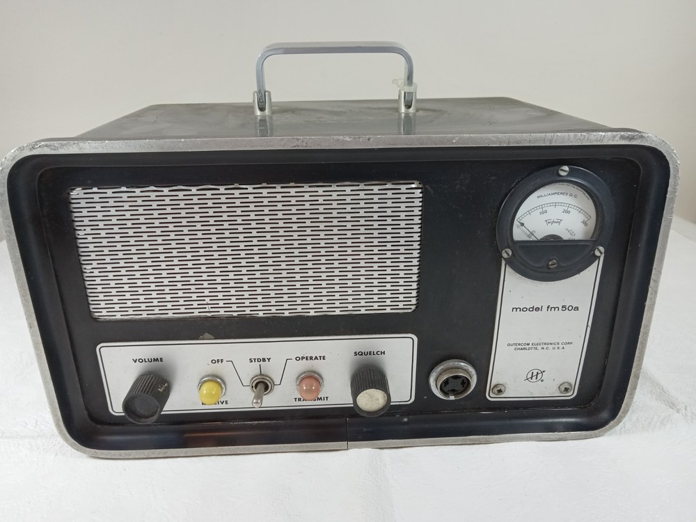 Outercom by Hammarlund Model FM-50A VHF Receiver Transmitter Untested No Cord
