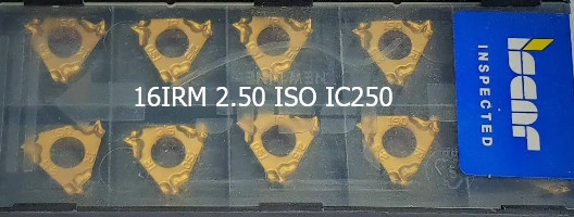 original carbide inserts   5  pcs    16IRM    2.50    ISO    IC250