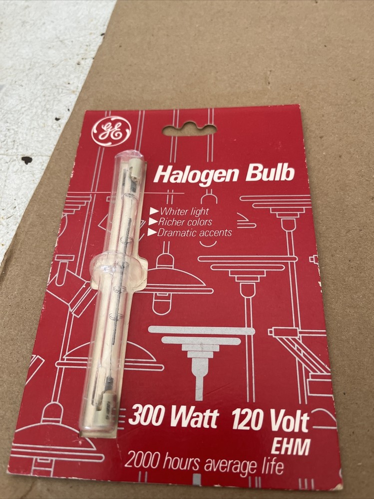 GE 19379 Halogen Type double ended Light bulb 300W,120V
