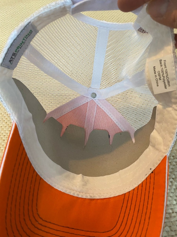 Whitetails Unlimited Orange, Blue and White Hat