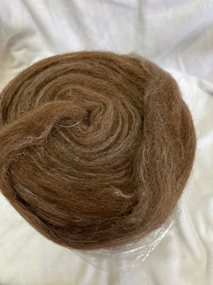 Alpaca merino nylon roving bump