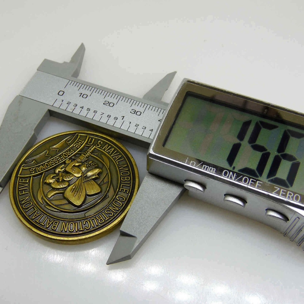 U.S. NAVAL MOBILE CONSTRUCTION BATTALION FIVE CHALLENGE COIN