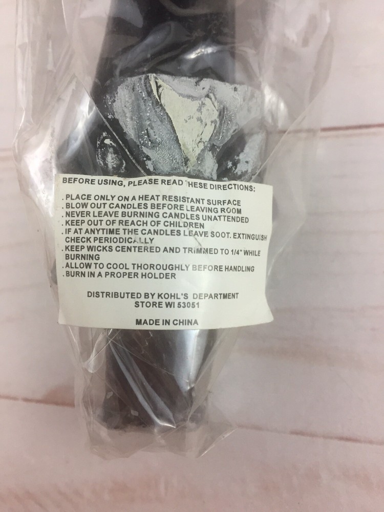 Spooky Halloween Taper Candle Count Dracula 10”