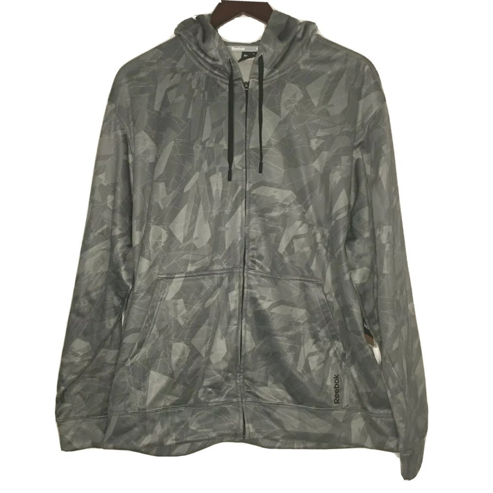 Reebok Jacket PlayWarm Grey 2XL MSRP $60.00