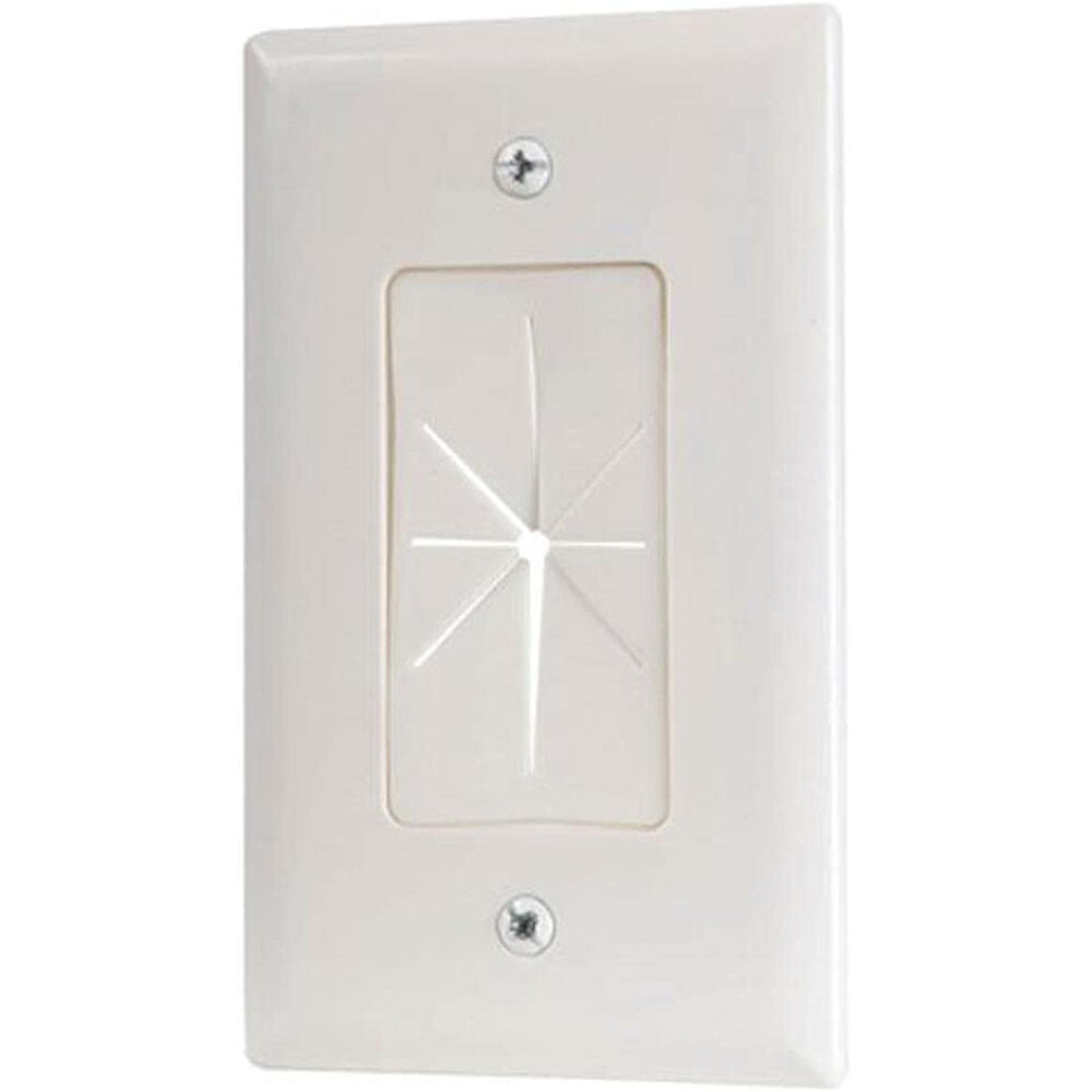 RCA Premium Video Pass Through Wall Plate - White - VH64R