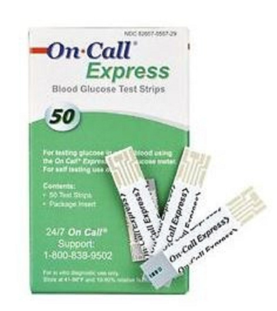 50 On Call Express Test Strips