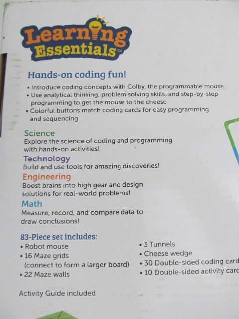 Learning Resources STEM Robot Mouse Coding Activity Set for Ages 5+, Essentials