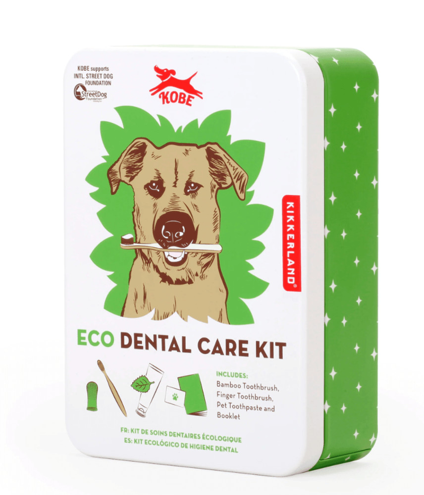 Kikkerland Dog Eco Dental Care Kit