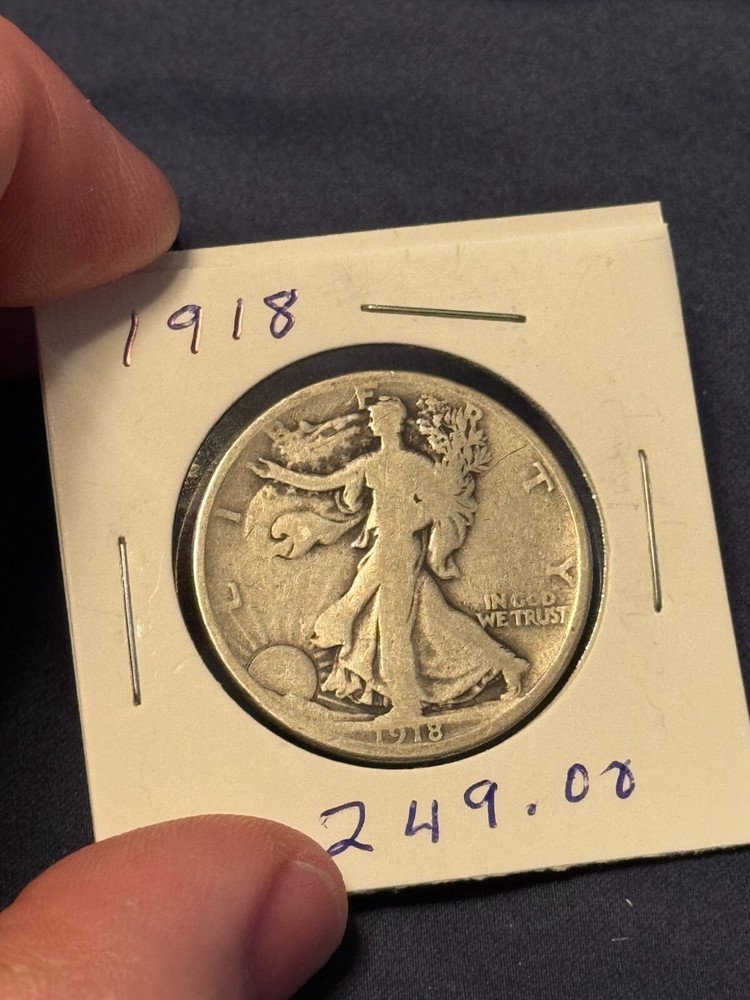 1918 Walking Liberty Half Dollar