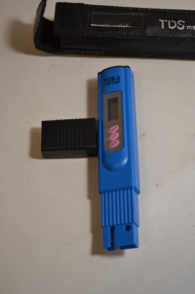 TDS-Meter, TDS-3 TDS/Temp TDS Meter (hold) with Case