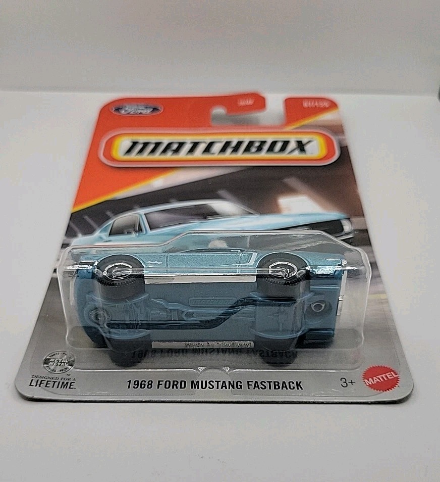 Matchbox 1968 Ford Mustang Fastback Blue #67