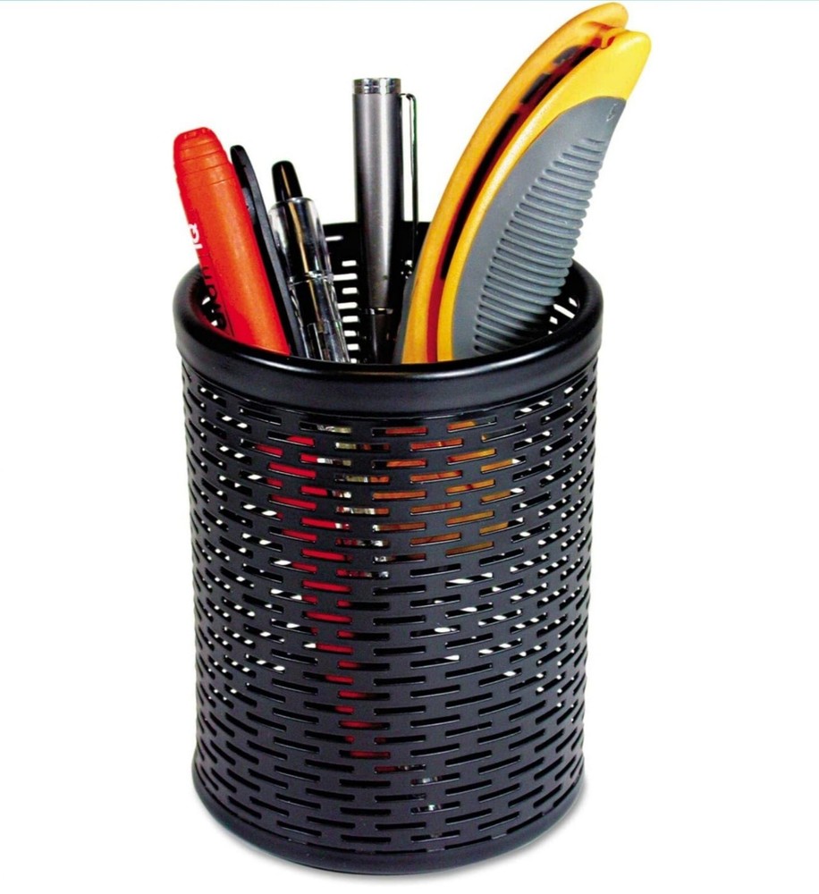 Artistic™ Metal Pencil Cup, Black