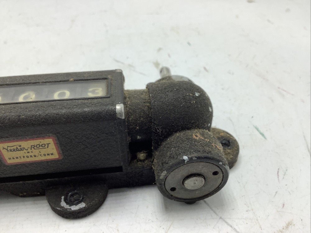 Working vintage Veeder Root Mechanical 5-Digit Display Counter