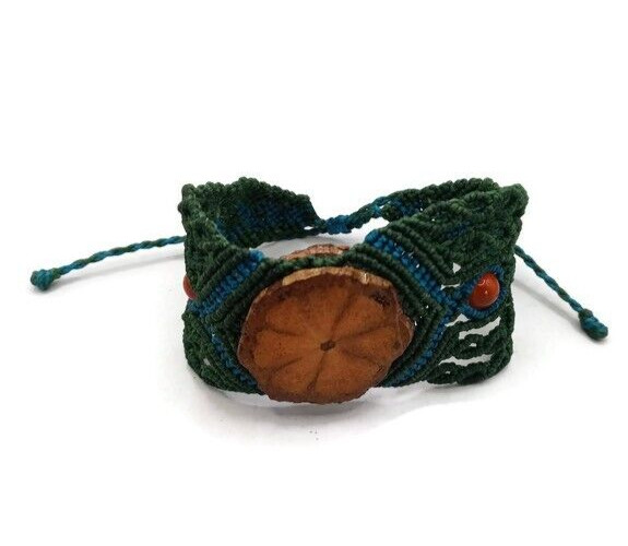 Unisex Bracelet Woven Macrame Thread Water Resistant Cusco