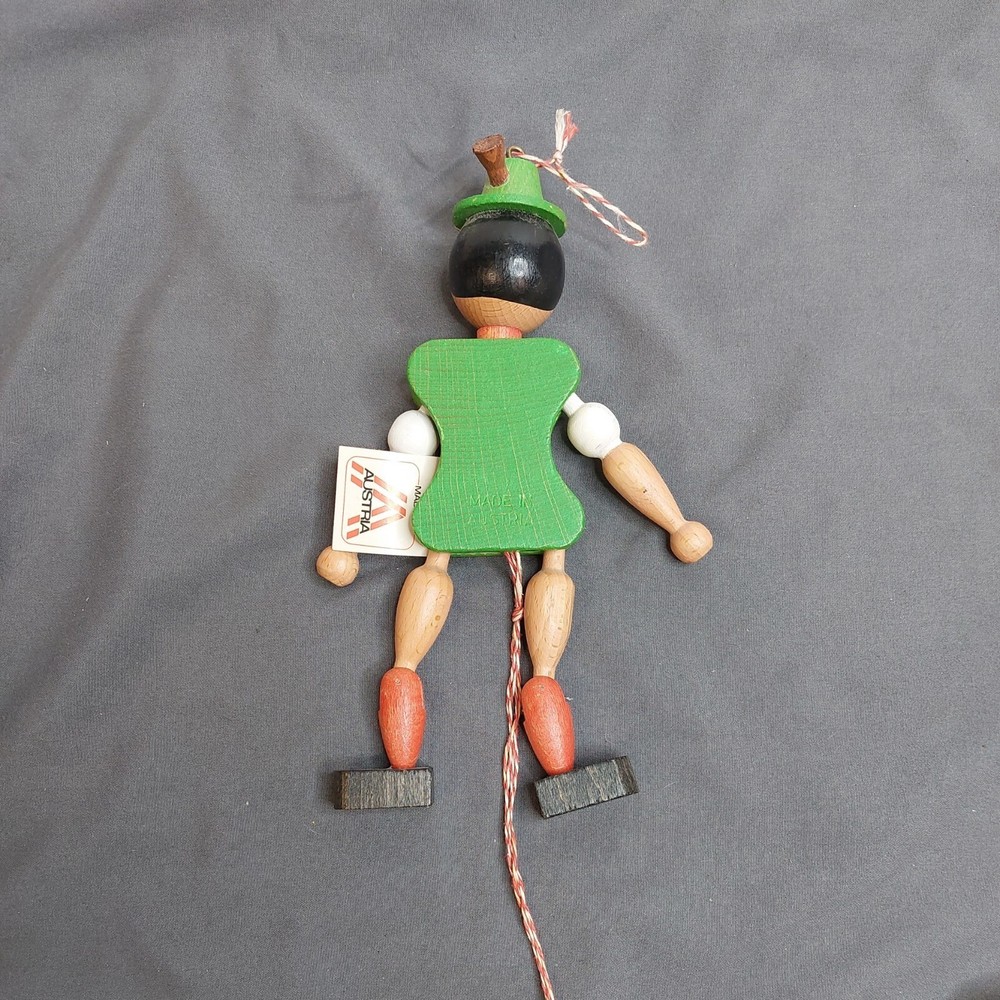 VINTAGE M. Gschnitzer Pull String Puppet