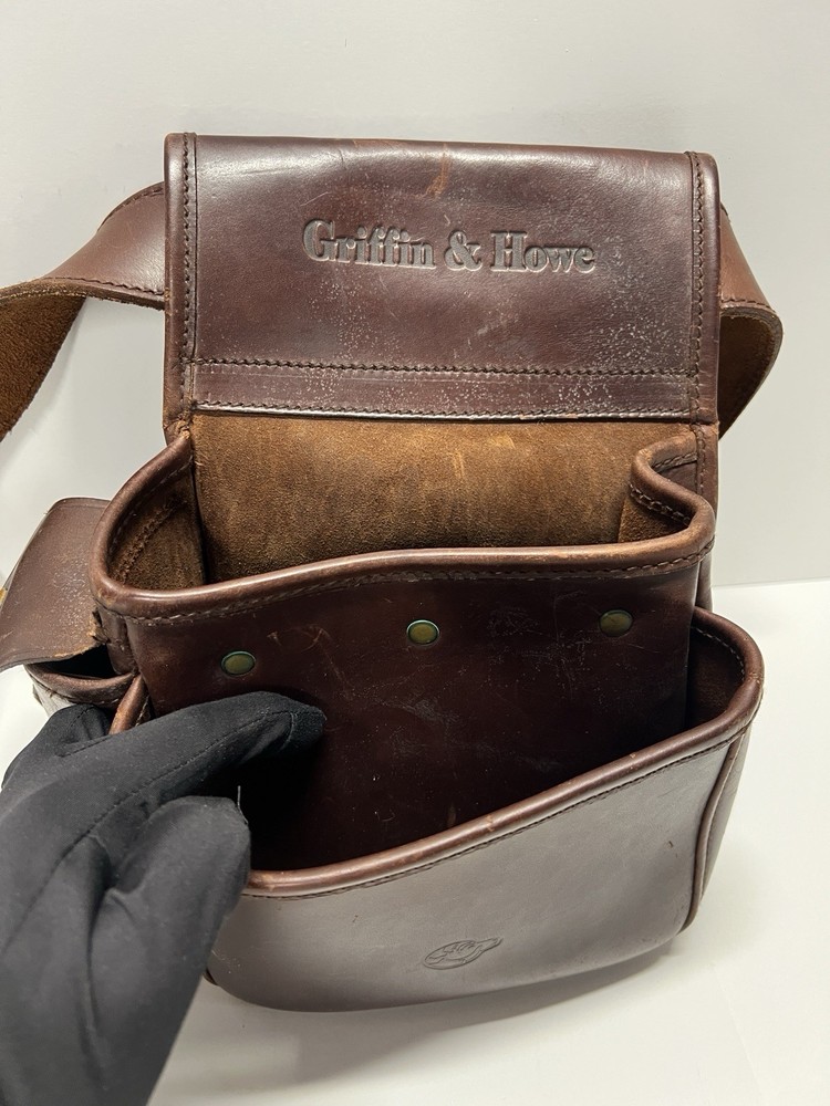 Vintage Griffin and Howe Shooting Accessory Hip Pack Leather