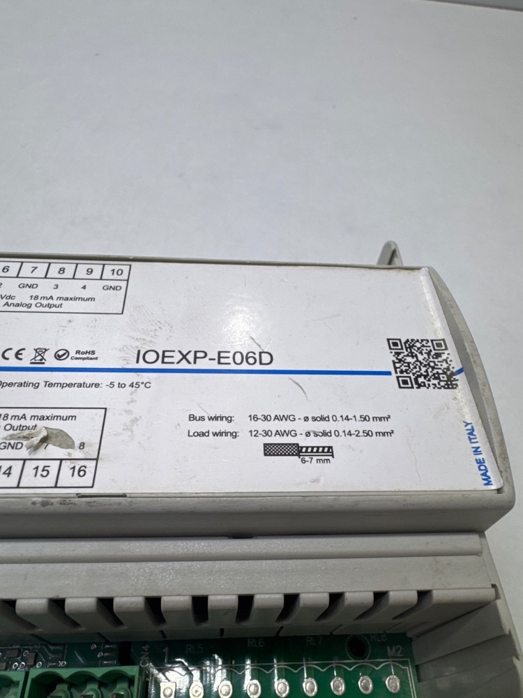INTEREL IOEXP-E06D room control unit